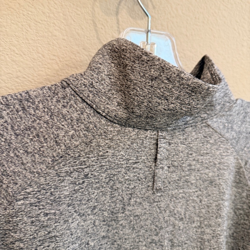 Lululemon Metal Vent Tech quarter Zip Pullover Heather Gray Running Training  M - Picture 7 of 7